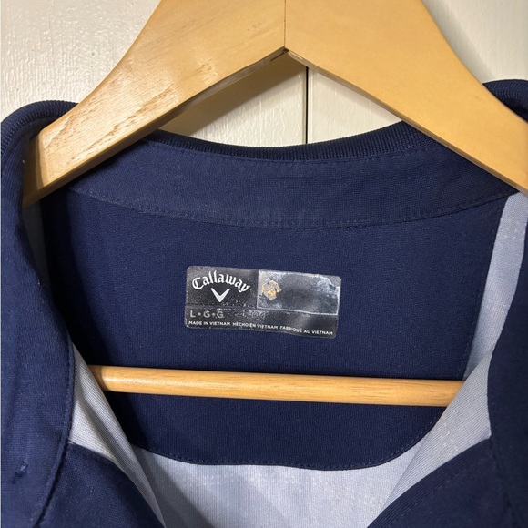 Callaway Men's Navy Polo Shirt - Picture 2 of 3